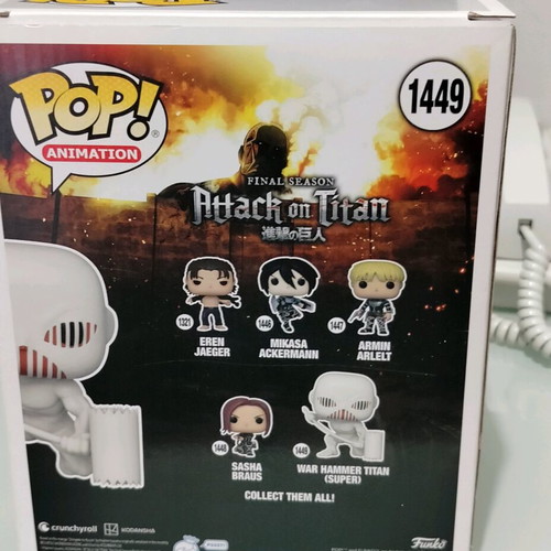 Funko Pop War Hammer Titan like new