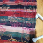 Vintage machine-woven rug, 220x200 cm