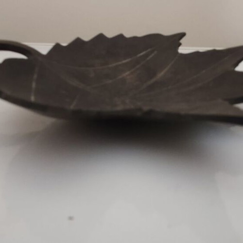 Vintage Brass Leaf Vide Poche Tray like new