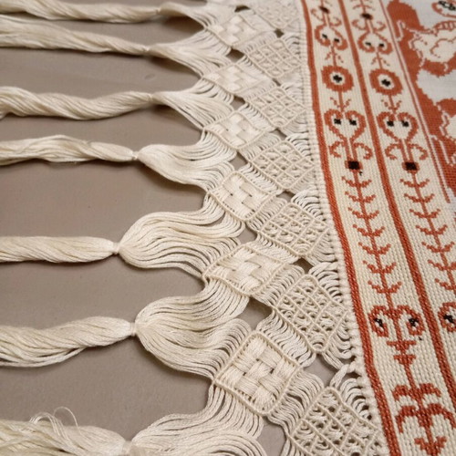 Embroidered handmade table runner new, size 117x48