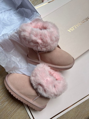 Monnalisa snow boots size 26, pink