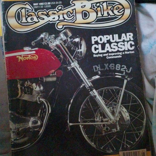 Classic Bike magazine May 1992 used, Norton Commando feature