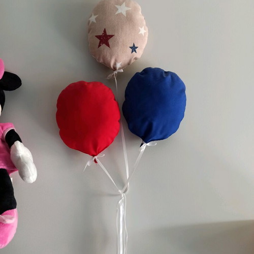Fabric decorative balloons slightly used
