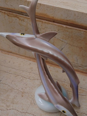 Πορσελάνινη φιγούρα Hollohaza Hungary 1831 μεταχειρισμένη, χειροποίητη