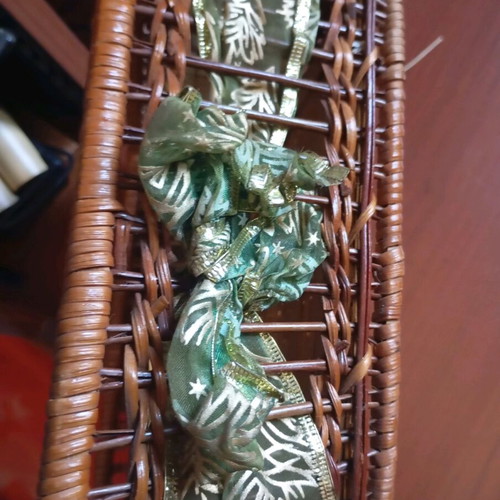 Vintage basket used, beautiful and practical