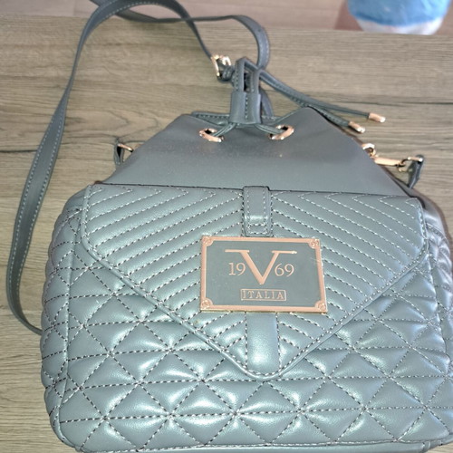 Versace V1969 shoulder bag like new, gray