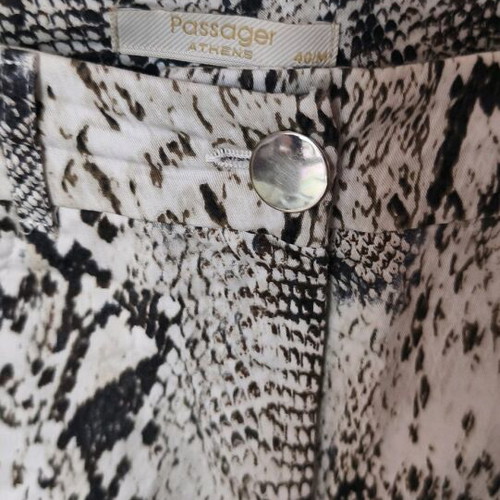 Passager women's pants in crocodile print, like new, size 40