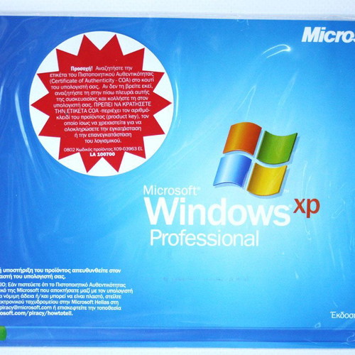 Microsoft Windows XP Professional 2002 Greek Edition sealed