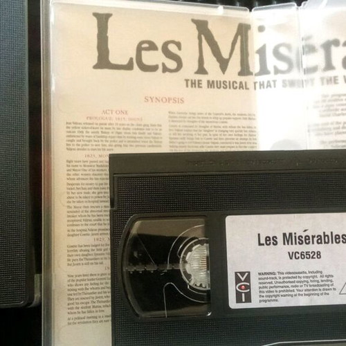 TheDream Cast musical VHS tapes used, collection of 7 rare musicals