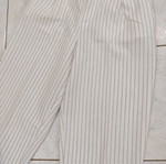 Pull & Bear white striped pants, size L