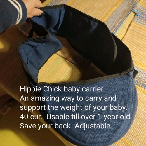 Hippy Chick Baby Carrier like new, adjustable support