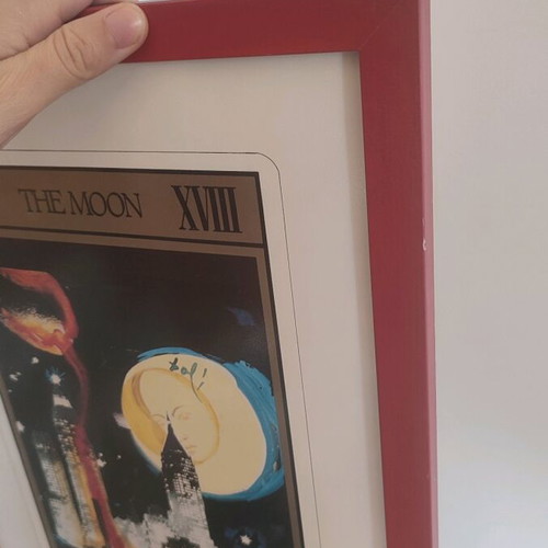Salvador Dali painting copy used in handmade frame