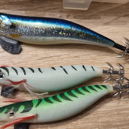 Squid Jigs like new with brands Yamashita, Savage Gear, Yozouri, DTD, Gan Craft, Vega