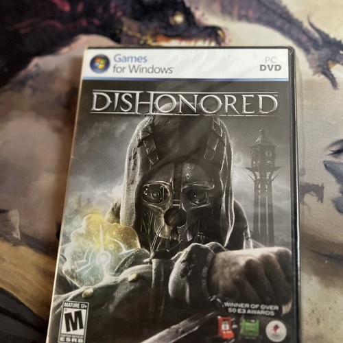 Dishonored PC DVD sealed, stealth action RPG game
