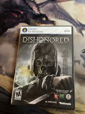 Dishonored PC DVD sealed, stealth action RPG game