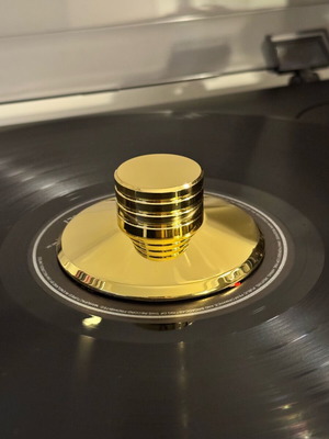 Record Weight για πικάπ 310gr χρυσό glossy σαν καινούργιο