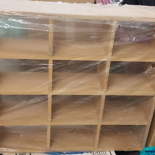 Small wooden shelf, 0.50 x 0.70 m, set of 2