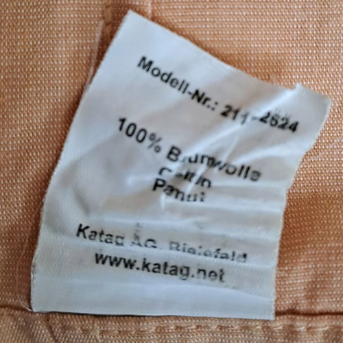 Commander Classic men's shirt used, salmon color, size XL