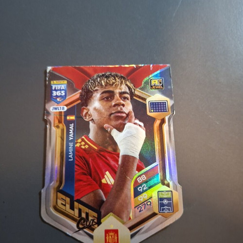Elite World Cup 2026 Triangular Collectible Card of Spanish Forward like new