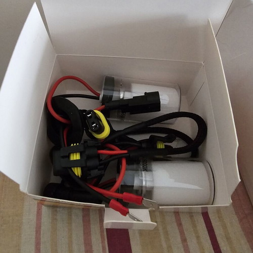Rolinger H7 Xenon car light bulbs 6000K cool white 12V 55W pack of 3