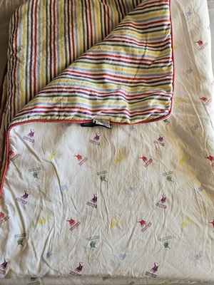 Polo Greenwich Baby Crib Quilt like new