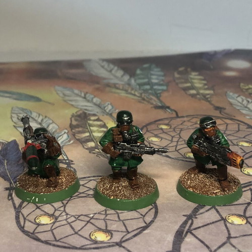 Warhammer 40K Steel Legion squad with Lord Commissar