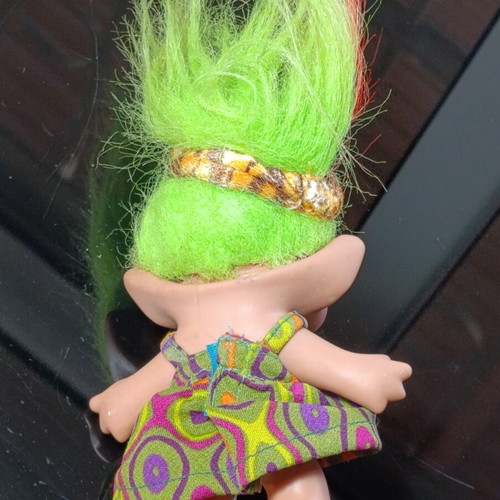 Ehouli Collectible Troll Doll used with colorful dress