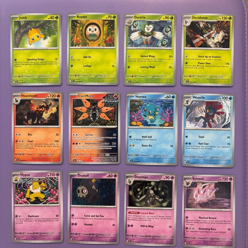 Pokémon Shrouded Fable card lot new, 31 common, 9 reverse holo, 3 holo