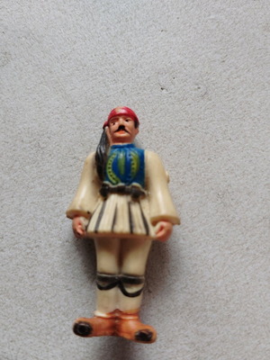 Evzonas Tsolias plastic small figurine used