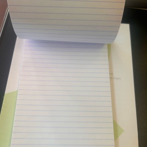 Ruled notepads new, set A4 and A3