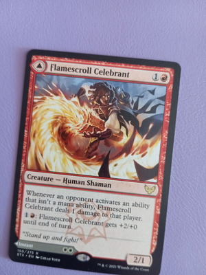 Flamescroll Celebrant Magic The Gathering card like new