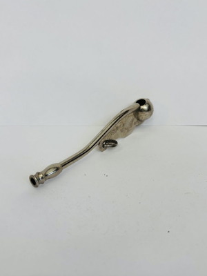 Vintage Boatswain Whistle used, collectible nautical bosun's call pipe