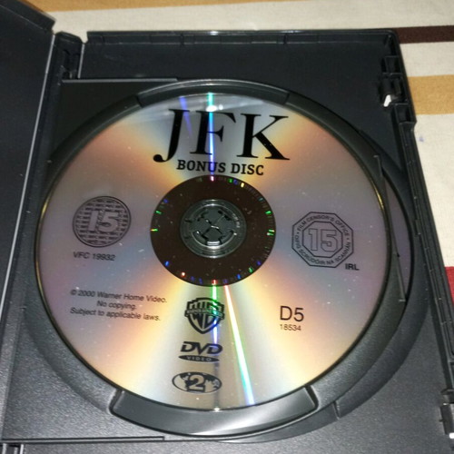 JFK DVD Special Edition Director's Cut like new with Greek subtitles