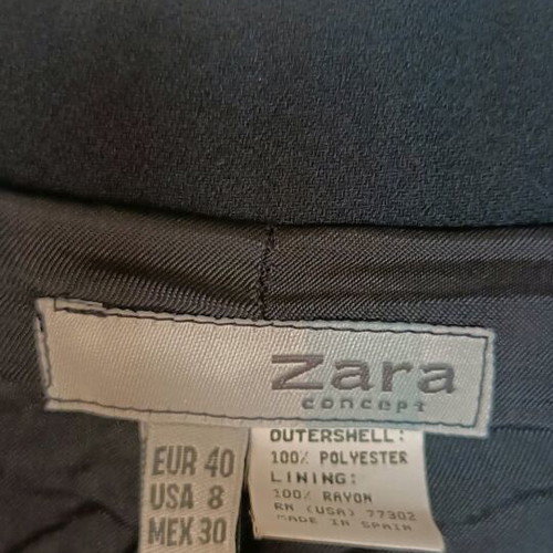 Zara spring blue vintage suit 1998 used