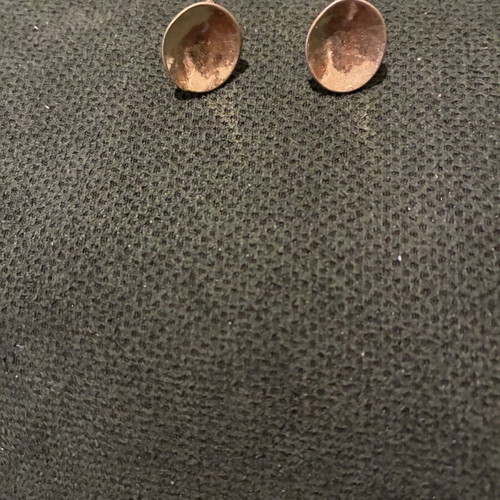 Stainless steel hoop earrings used silver color