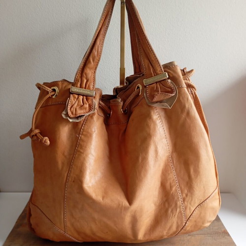 Juicy Couture leather handbag used, orange