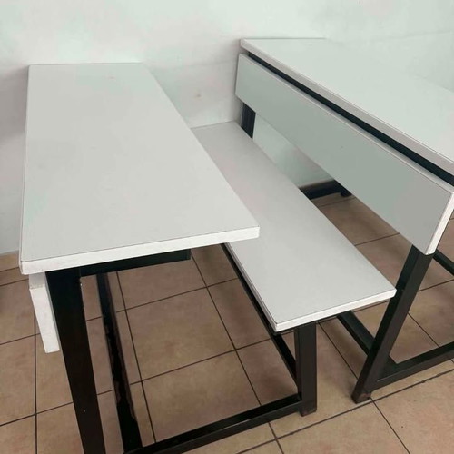 School desks like new, pack of 10, two-seater
