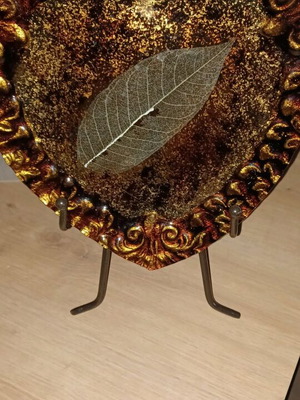 Πιατέλα σε βάση καινούργια, αχρησιμοποίητη