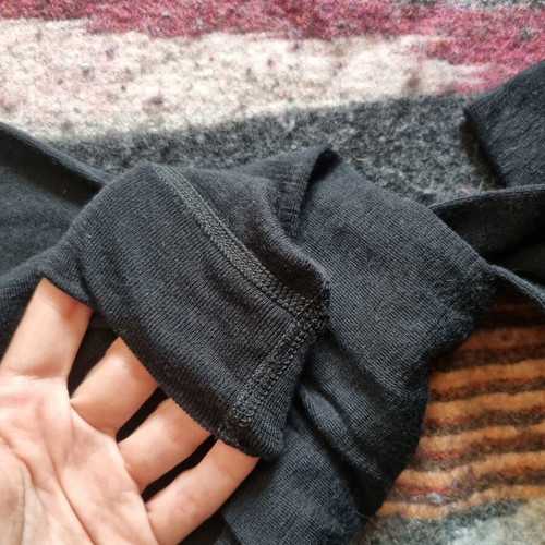 Κολάν Merino μέγεθος S μεταχειρισμένο σαν καινούργιο, μαύρο, 100% μαλλί