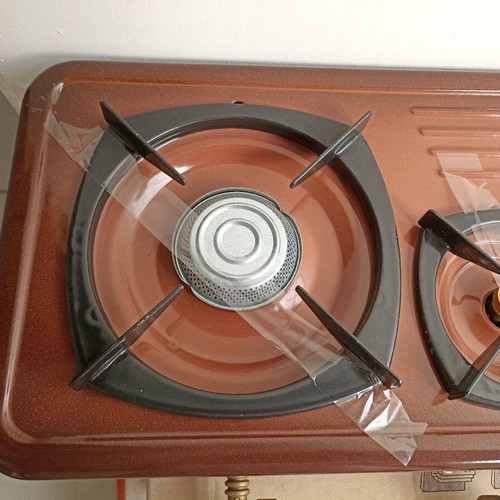 Enamel gas stove tabletop with 3 burners new