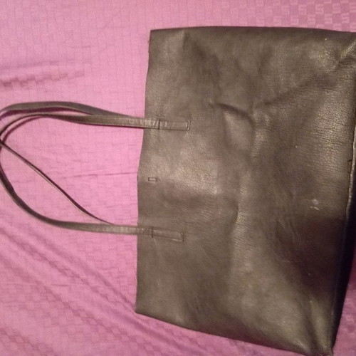 H&M black women's handbag used, very large