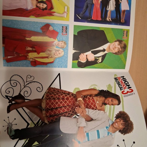 High School Musical 3 Book new with posters and cards