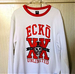 Φούτερ Μπλούζα Marc Ecko UNILTD Ασπρο - Κόκκινο μέγεθος Large άθικτο