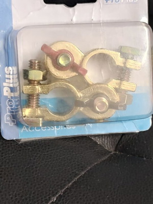 ProPlus Battery Terminals Set with Wing Nuts new