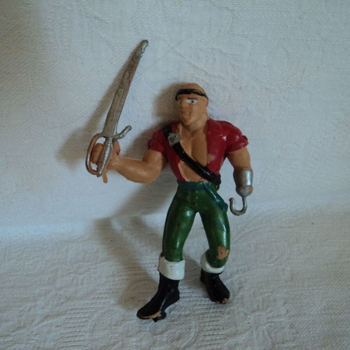 Action figures used, pirate, punk and Nestle Batman set of 3