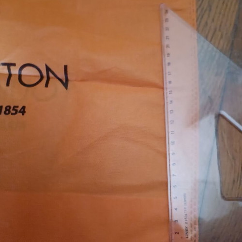 Louis Vuitton dust bag large fabric with orange handles