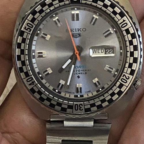 Seiko 5 Sports Rally Diver 6119-7173 Automatic 21J 42mm watch