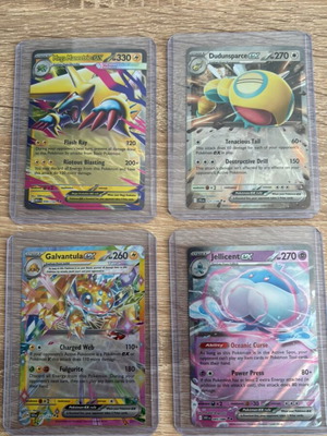 4 Pokémon EX cards