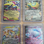 4 Pokémon EX cards