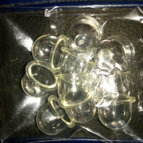 Fuel bulbs set of 10, transparent, suitable for chainsaws and brushcutters